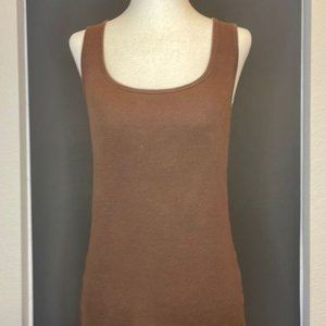 OLD NAVY vintage brown ribbed tank top